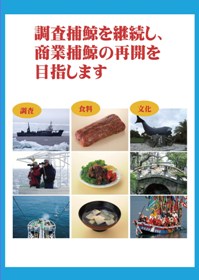 調査捕鯨を継続し、商業捕鯨の再開を目指します 